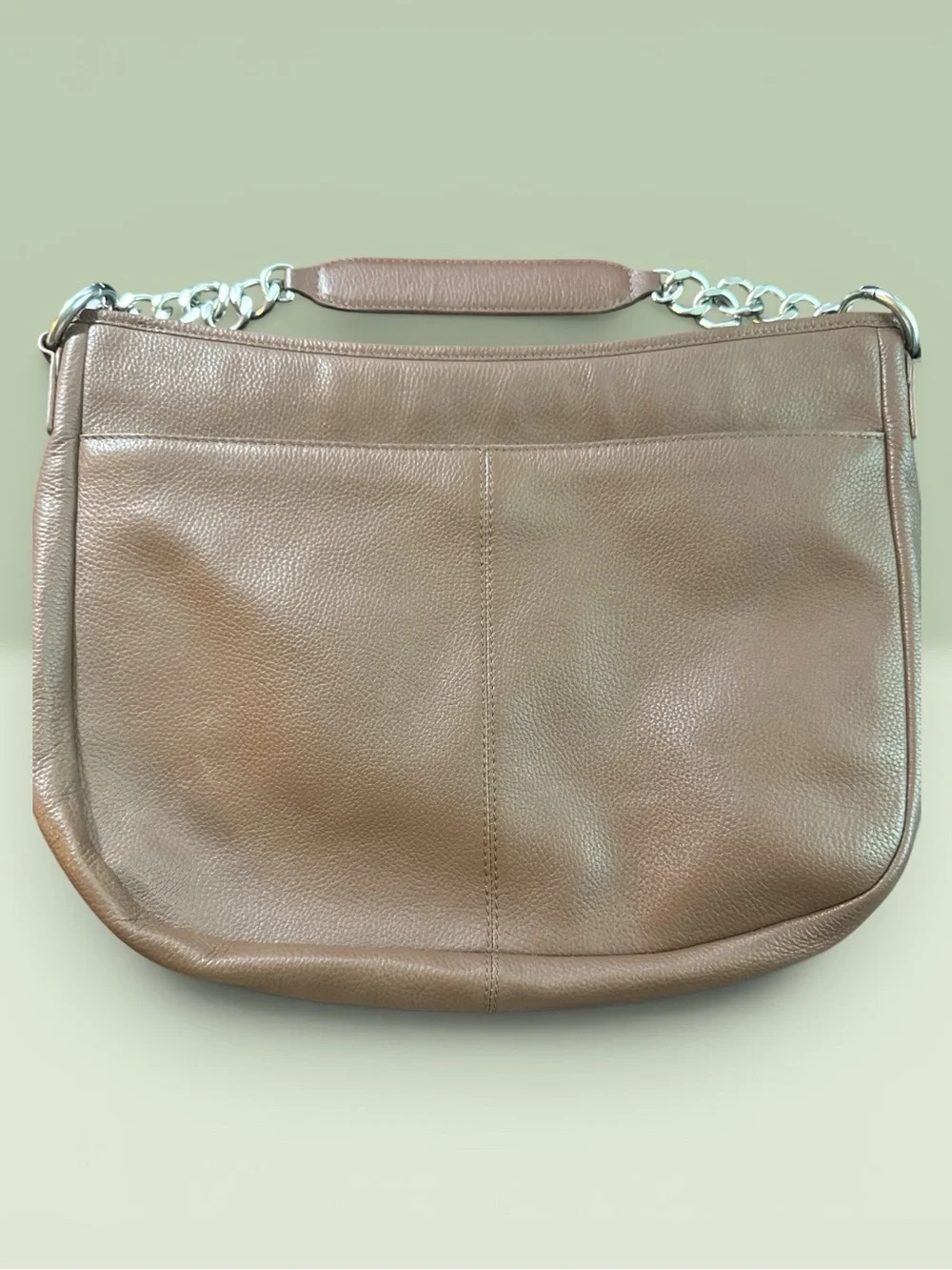 Harley-Davidson Pebbled Leather Shoulder Bag with Chain
